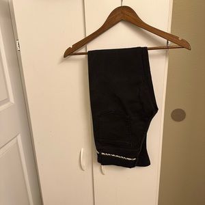 Burberry check bootcut black color bootcut jeans size 2